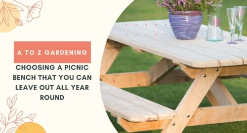 Choosing a Picnic Bench that You Can Leave Out All Year Round