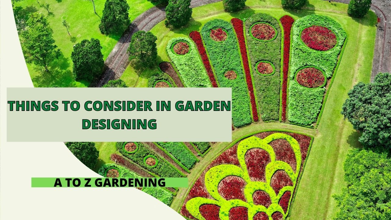 Things to Consider in Garden Designing