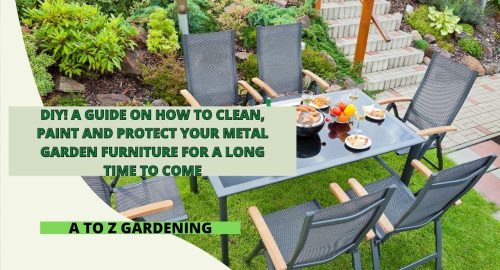 DIY! A GUIDE ON HOW TO CLEAN, PAINT AND PROTECT YOUR METAL GARDEN FURNITURE FOR A LONG TIME TO COME