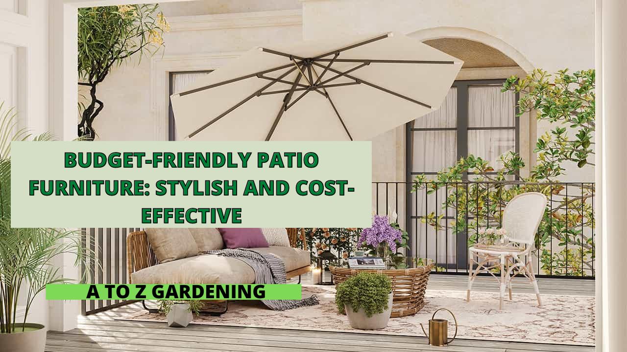 Budget-Friendly Patio Furniture Stylish and Cost-Effective