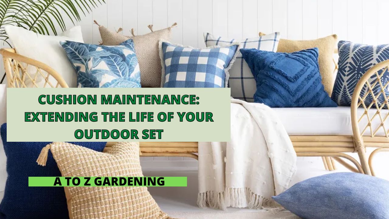 Cushion Maintenance Extending the Life of Your Outdoor Set