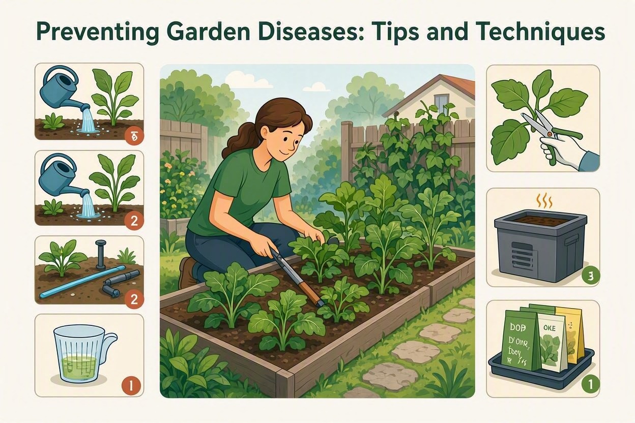 Preventing Garden Diseases: Tips and Techniques